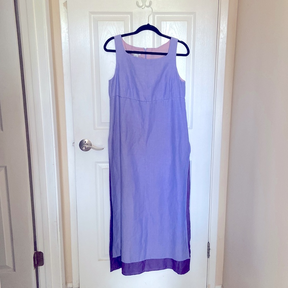 Depeche Mode Maxi Lavender Sleeveless Dress